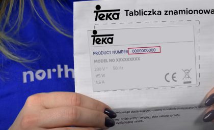 Tabliczka znamionowa teka