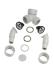 Adapter rury wentylacyjnej do suszarki do Bosch WTW85562PL/02,2