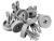 Rolki dolnego kosza 8szt. do zmywarki do Whirlpool ADP 962 WHM
