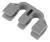 Zaczep grzebienia do dolnego kosza do zmywarki do Sharp QW-GD53I443X-DE