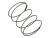 Sprężyna pokrętła do kuchenki do Amica ED37616B X-TYPE
