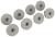 Rolki dolnego kosza 8szt. do zmywarki do Electrolux ESF5533LOX