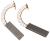 Szczotki węglowe silnika 12.5x43.5x5mm za 00605694 do pralki Siemens WM14E143/23