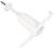 Mieszak malaksera do wyrabiania ciasta do robota kuchennego do Braun K 600, WHITE