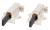 Szczotki węglowe silnika prawe 12x33x5mm za 4006020343, 50680490005 AEG do pralki Siemens WM12E46APL/12