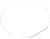 Obejma tylna fartucha drzwi do pralki Hotpoint Ariston WMF601PL