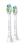 Końcówki Sonicare (2szt.) W Optimal White HX606210 do szczoteczki do zębów Philips HX6511/02