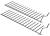 Grzebienie dolnego kosza do zmywarki do Bosch SMV63M40EU/44
