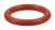 Uszczelka 8x2mm czerwona do ekspresu do kawy DeLonghi ECAM 26.455.B LB