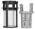 Filtr zgrubny + mikrofiltr do zmywarki Whirlpool WIO3T223PFGE