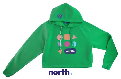 Bluza North Crop-Top zielona (rozmiar S)