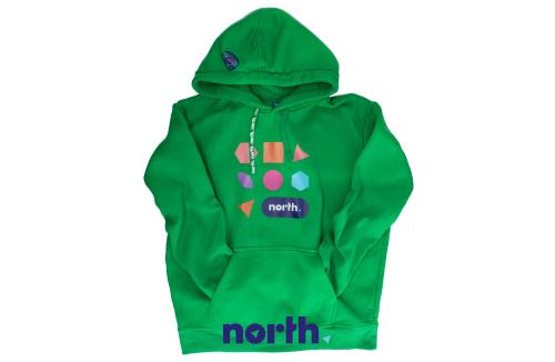 Bluza North rozmiar XL oversize zielona