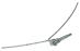 Obejma tylna fartucha drzwi do pralki Samsung WF 70F5EBW2W,1