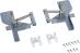 Zawiasy ruchome pod zabudowę frontu do zmywarki do Siemens SN64M031EU/88,1