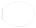 Obejma fartucha drzwi do pralki Hotpoint Ariston AQS73F09EU,1