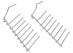 Grzebienie dolnego kosza do zmywarki do Siemens SN56N697EU/B6,0
