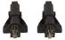 Szczotki węglowe silnika lewe 13.5x53x5mm do pralki Beko WMB 81241 LMS,3