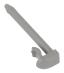 Tylny ogranicznik prowadnicy kosza górnego do zmywarki do Sharp QW-HT31R452I-EU,1