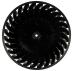 Wirnik wentylatora do suszarki do Whirlpool HSCX 80423,4