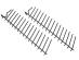 Grzebienie dolnego kosza do zmywarki do Siemens SN236I01KE/02,2