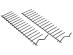 Grzebienie dolnego kosza do zmywarki do Bosch SMV4HTX31E/26,1