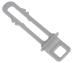 Haczyk zatrzasku do drzwi do zmywarki do Hotpoint Ariston LTB6B019CEU,2