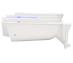 Szuflada na proszek z syfonem (bez frontu) do pralki Beko WDX 8543130 W,5