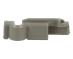 Zaczep dolny grzebienia do kosza dolnego zmywarki Beko DFS 28020 X,2
