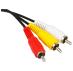 Kabel SCART - CINCH x3 0.2m,3