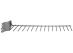 Grzebień kosza dolnego na naczynia do zmywarki Sharp QW-GT31F452I-EU,3