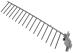 Grzebień kosza dolnego na naczynia do zmywarki Sharp QW-HT31R45EI-EU,1