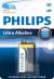 Bateria alkaliczna 9V Ultra Alkaline Philips (1szt.),0