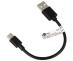 Kabel USB C 3.1 - USB A 2.0 - USB A 3.0 10cm,0