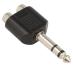 Adapter Jack 6,3mm stereo - CINCH,1