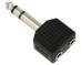 Adapter Jack 6,3mm - Jack 3,5mm stereo,1