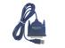 Kabel USB A 2.0 - LPT 25pin 0.8m,1