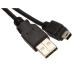 Kabel USB A 2.0 - USB B 2.0 mini 3m,1