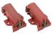 Szczotki węglowe silnika lewe 12.4x32x4.9mm 481281719418 do pralki Hoover HN 6135-86S,0