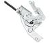 Lewy zawias drzwi do zmywarki do Whirlpool WRIC 3C26 PF,1
