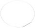 Obejma tylna fartucha drzwi do pralki Whirlpool AWSP 632130 PCHD,0
