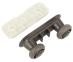 Rolki z uchwytem prowadnicy kosza górnego 1szt. do zmywarki do Whirlpool WSFO 3T125 6PC X,0