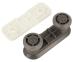 Rolki z uchwytem prowadnicy kosza górnego 1szt. do zmywarki do Whirlpool WSFO 3T125 6PC X,1