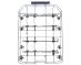 Kosz na naczynia dolny do zmywarki Beko DFS 28020 X,4