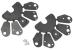Element dystansowy do kuchenki do Siemens BF525LMS0/01,0