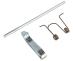 Zapadka zamka drzwi do pralki Hoover WDXT45 385A-S,1