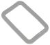 Uszczelka klapki dozownika do zmywarki do Whirlpool ADP 4510 WH,1