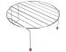 Ruszt do mikrofalówki do Panasonic NN-GD36HMSUG,1