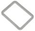 Uszczelka dozownika do zmywarki do Electrolux ESF45012S,0