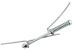 Obejma tylna fartucha drzwi do pralki Candy GC4 1272D3/2-S,1
