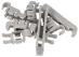 Zaczepy grzebienia kosza na naczynia (zestaw) 8szt. do zmywarki Siemens SN64M001EU/16,3